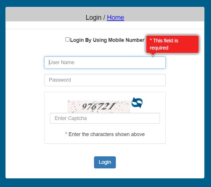 To-Do Departmental Login