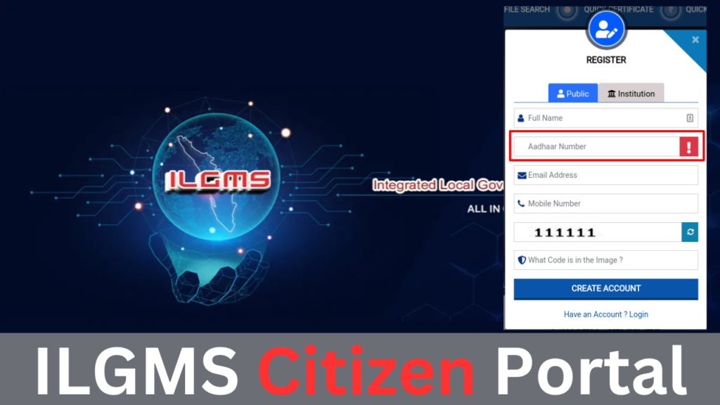 ILGMS Citizen Portal