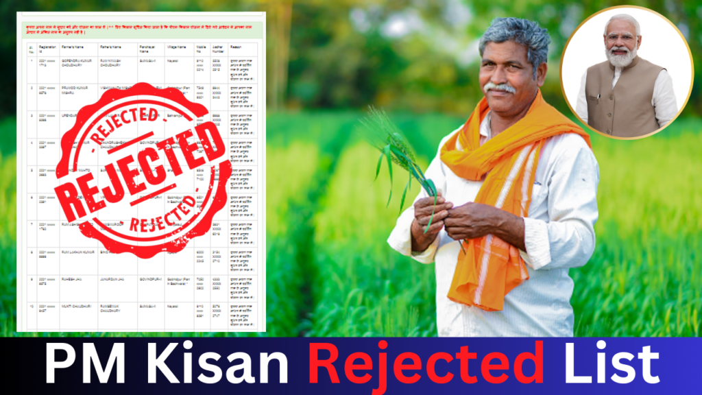 PM Kisan Rejected List