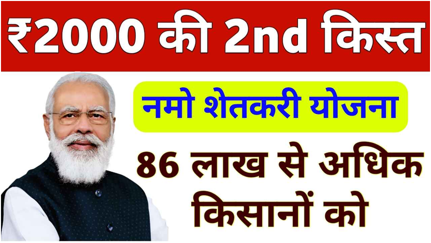 Namo Shetkari Yojana 2nd Installment Date