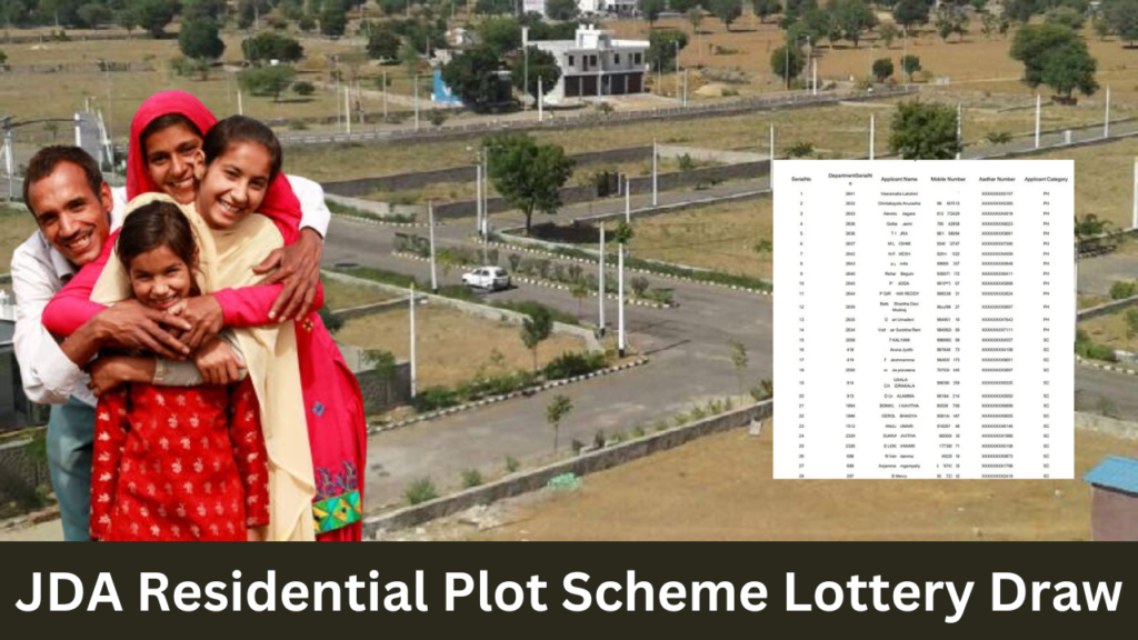 JDA Residential Plot Scheme Lottery Draw