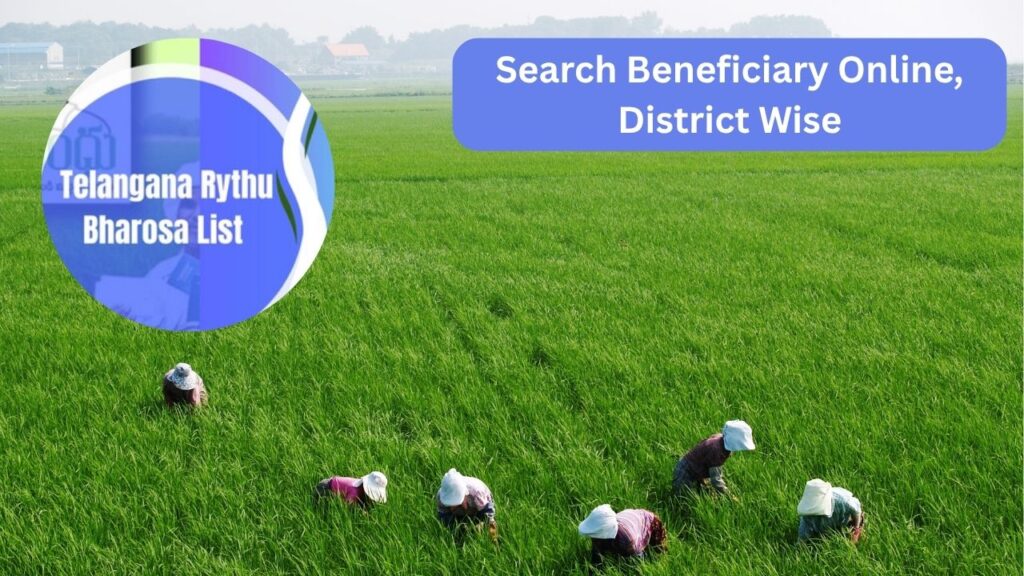 Telangana Rythu Bharosa List